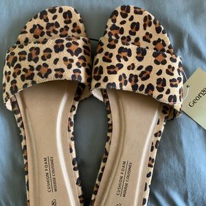 🍒Leopard slides